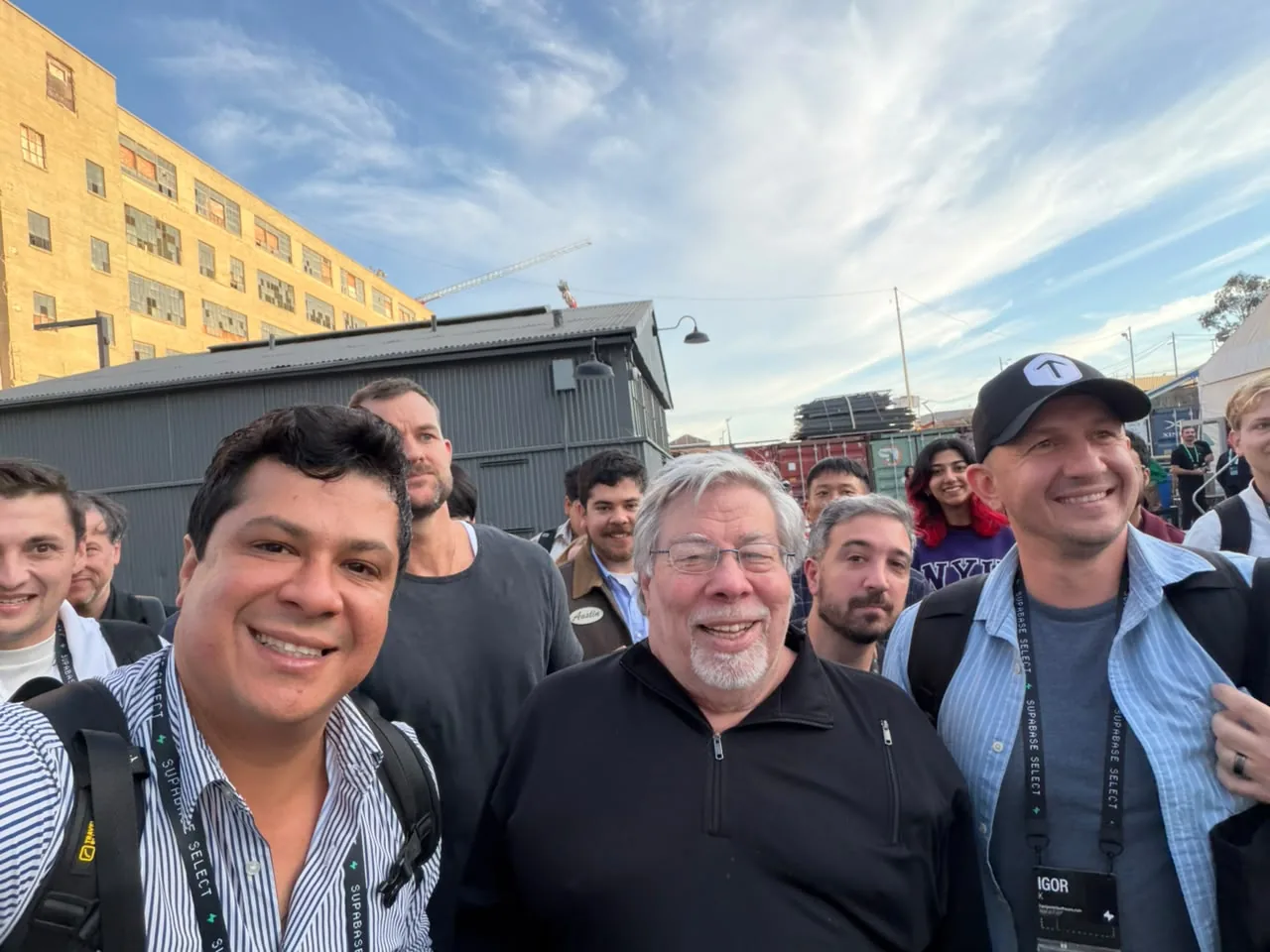 Teseo Data Lab con Steve Wozniak en Supabase Select 2026, San Francisco