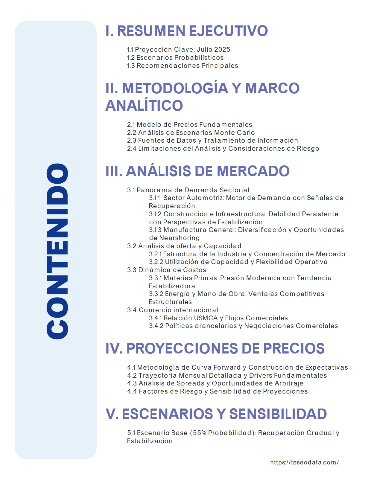 Análisis del Mercado del Acero en México 2025 — Proyecciones de Precios — página 2